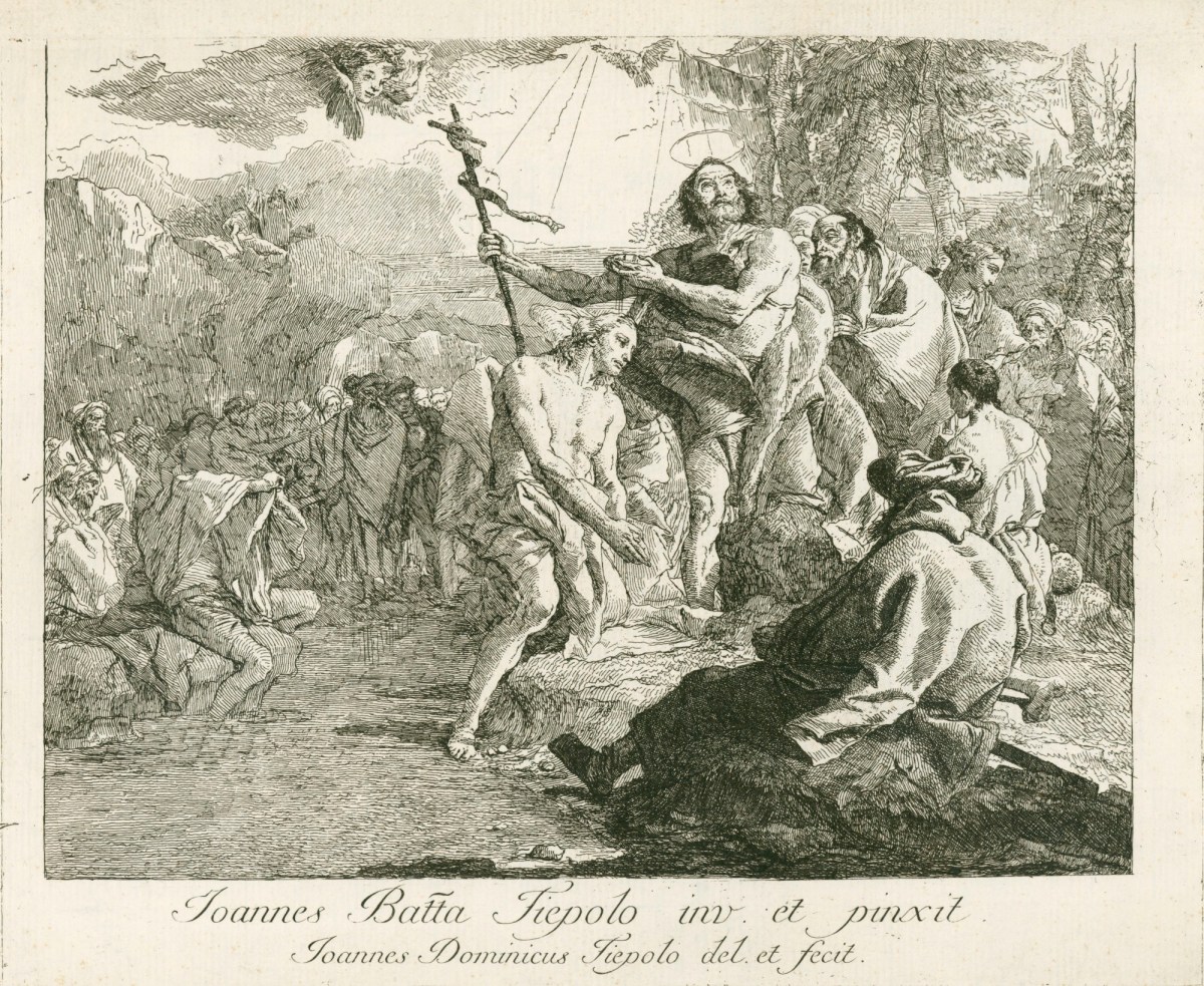Giandomenico Tiepolo, The Baptism of Christ