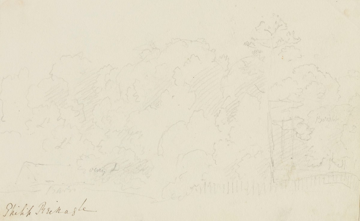 Philip Reinagle RA, Sketch of trees