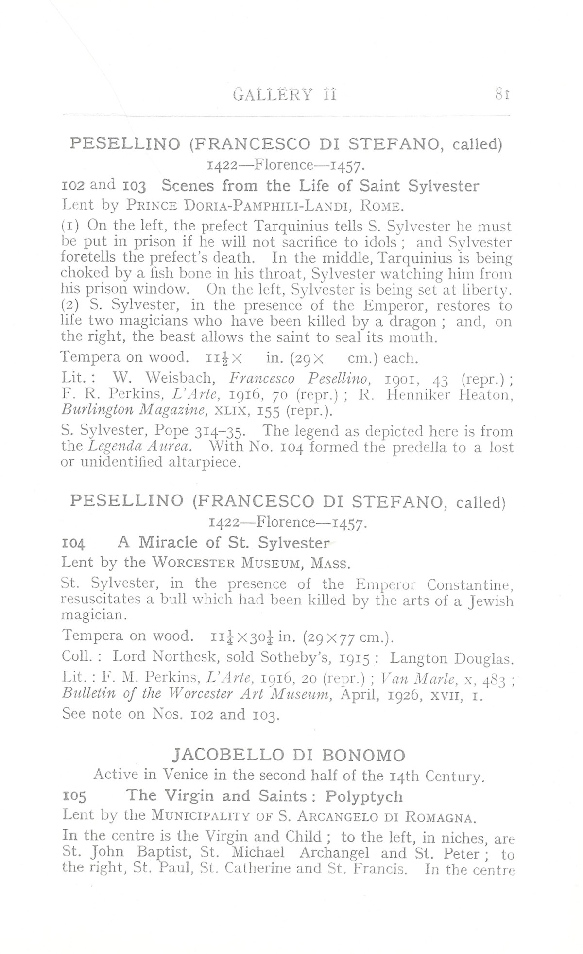 Page 85 of 1930 - Exhibition of Italian Art 1200-1900