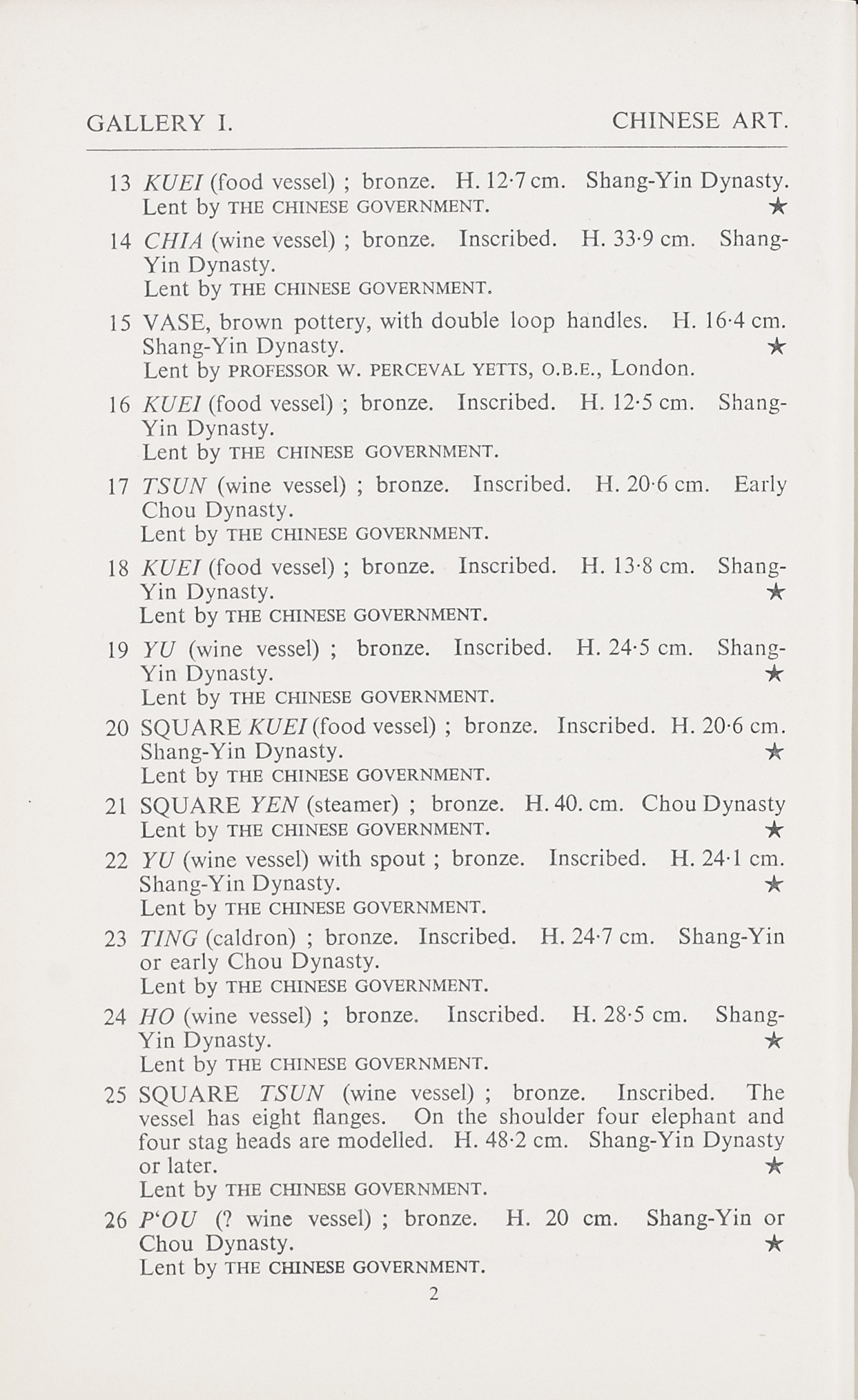 Page 30 of 1935-36 - International Exhibition of Chinese Art