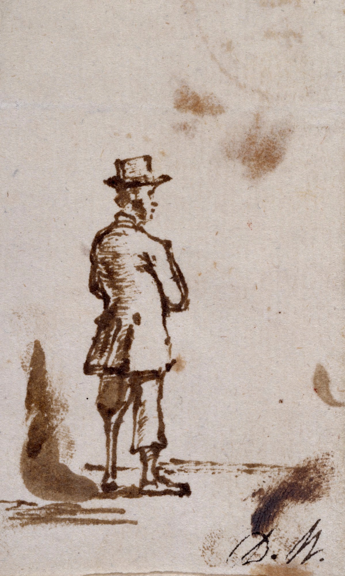 Sir David Wilkie RA, Study of a man with one leg