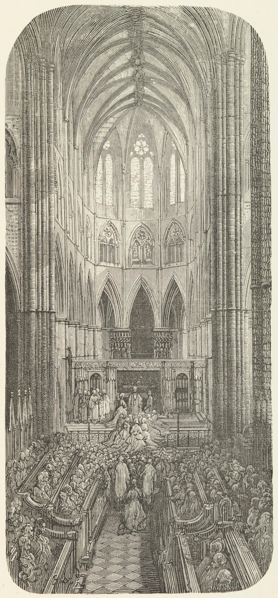 Gustave Doré, A Wedding at the Abbey
