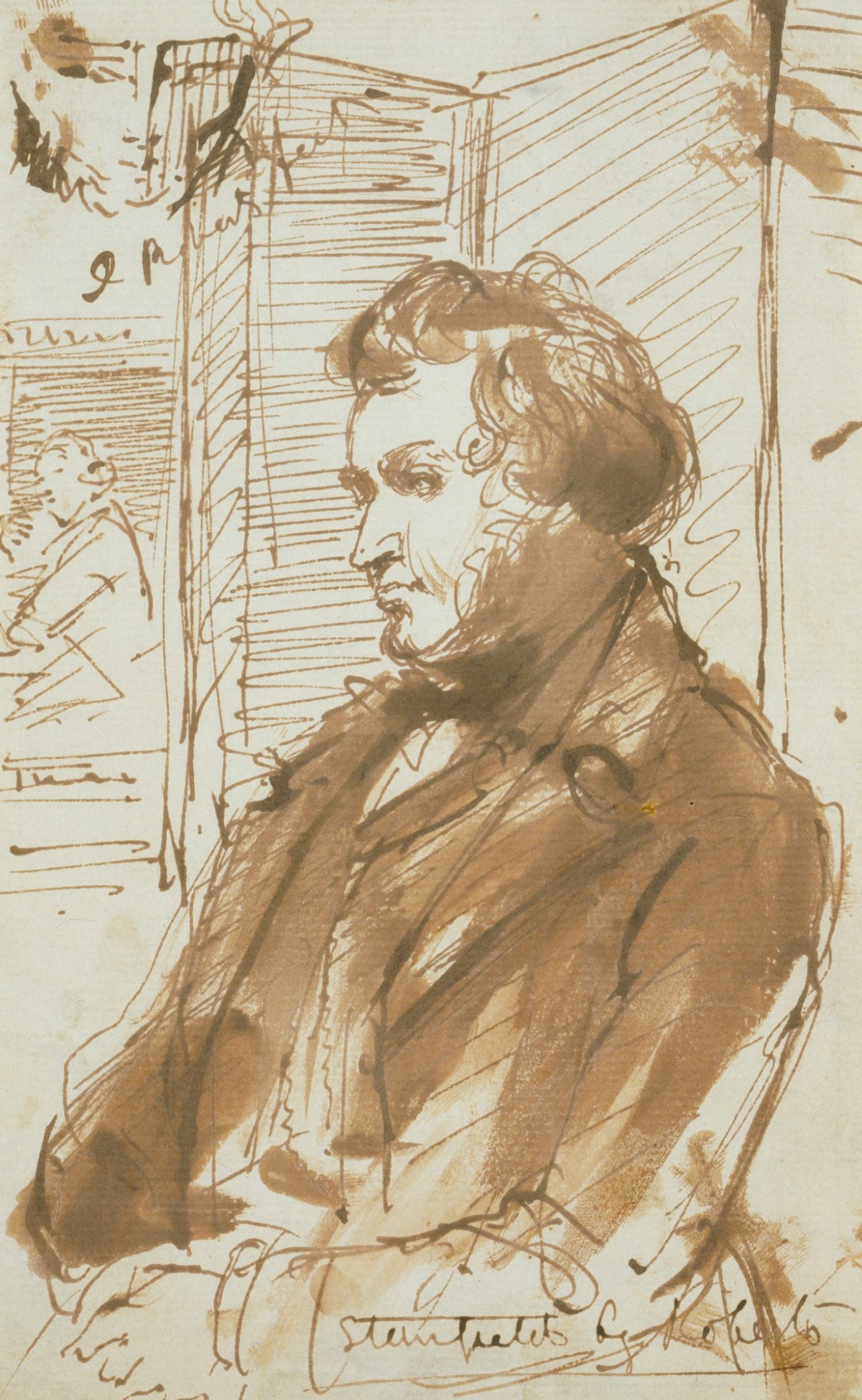 David Roberts RA, Portrait of Clarkson Stanfield