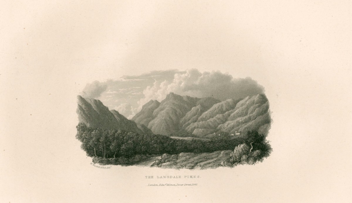 William Westall ARA, The Langdale Pikes