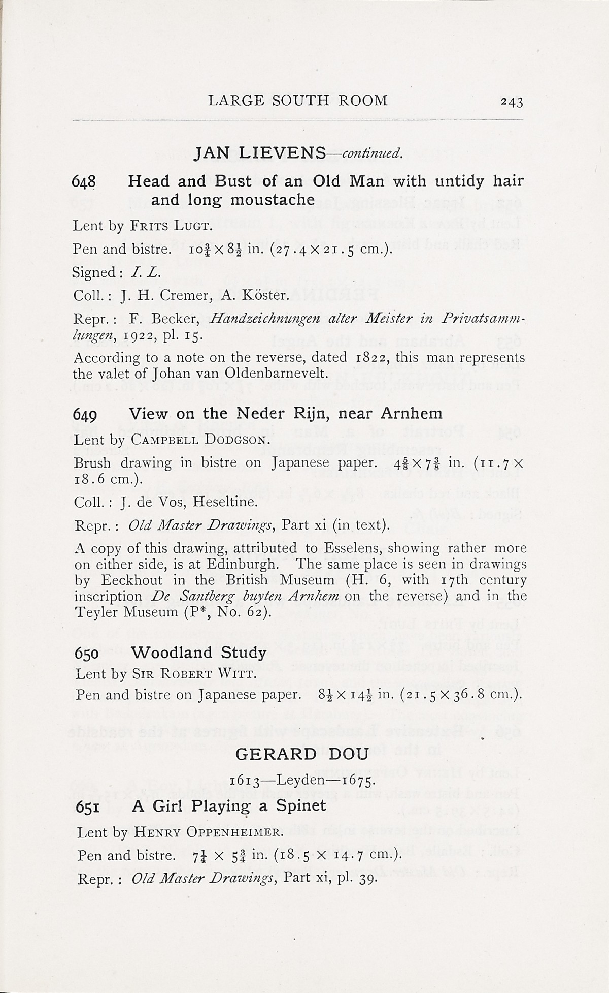 Page 247 of 1929 - Exhibition of Dutch Art 1450-1900