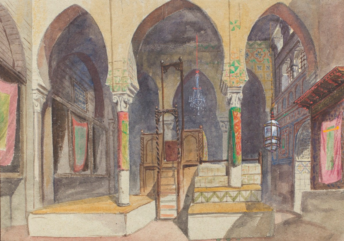 Solomon Alexander Hart RA, Interior of a mosque (?)