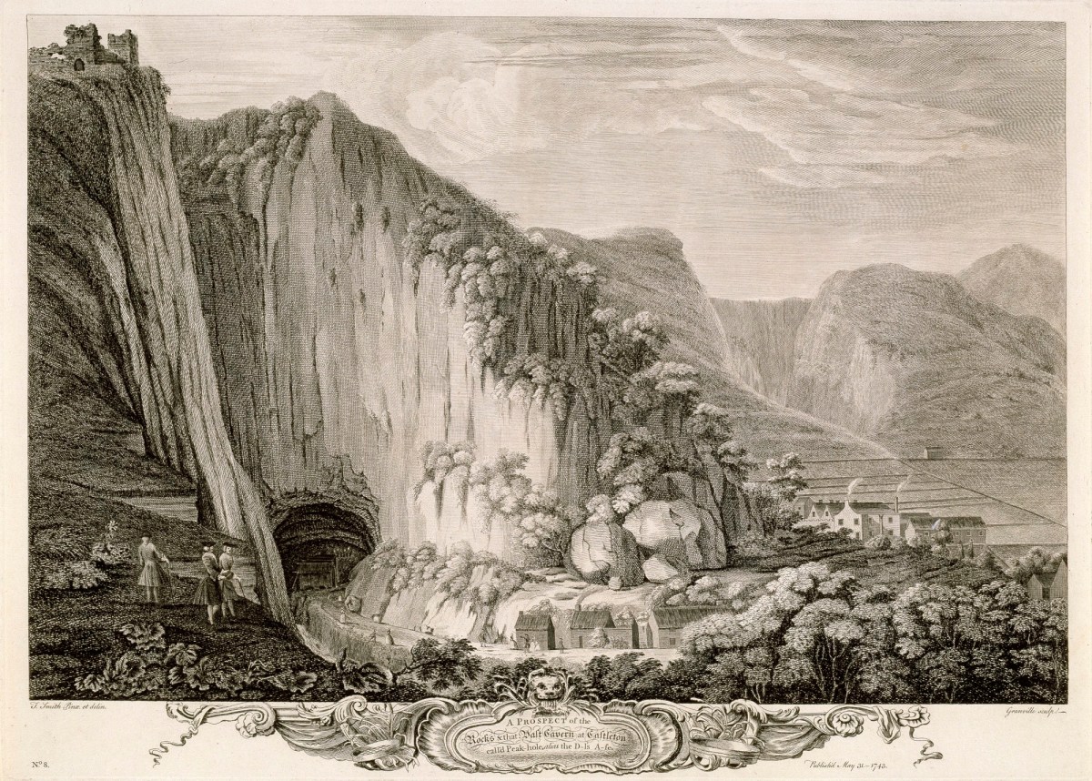 Thomas Smith of Derby, A Prospect of the Rocks & that Vast Cavern at Castleton call'd Peak-hole