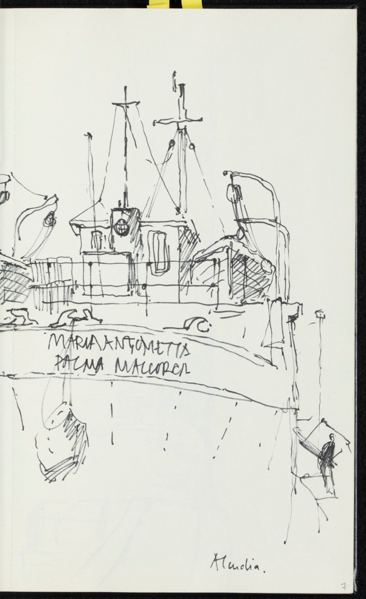 Sir Hugh Casson PRA, Majorca, Italy and Pembrokeshire sketchbook