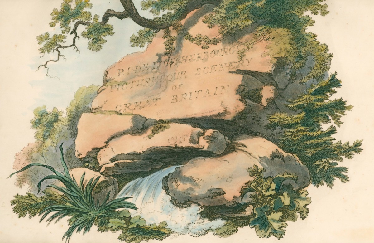 Philippe Jacques de Loutherbourg RA, Additional title-plate