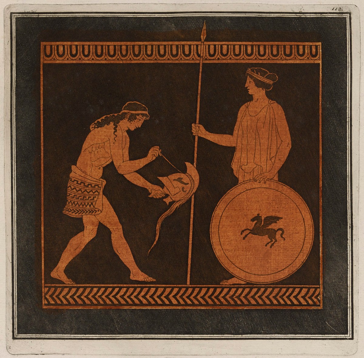 Sir William Hamilton, Vulcan presents arms to Thetis