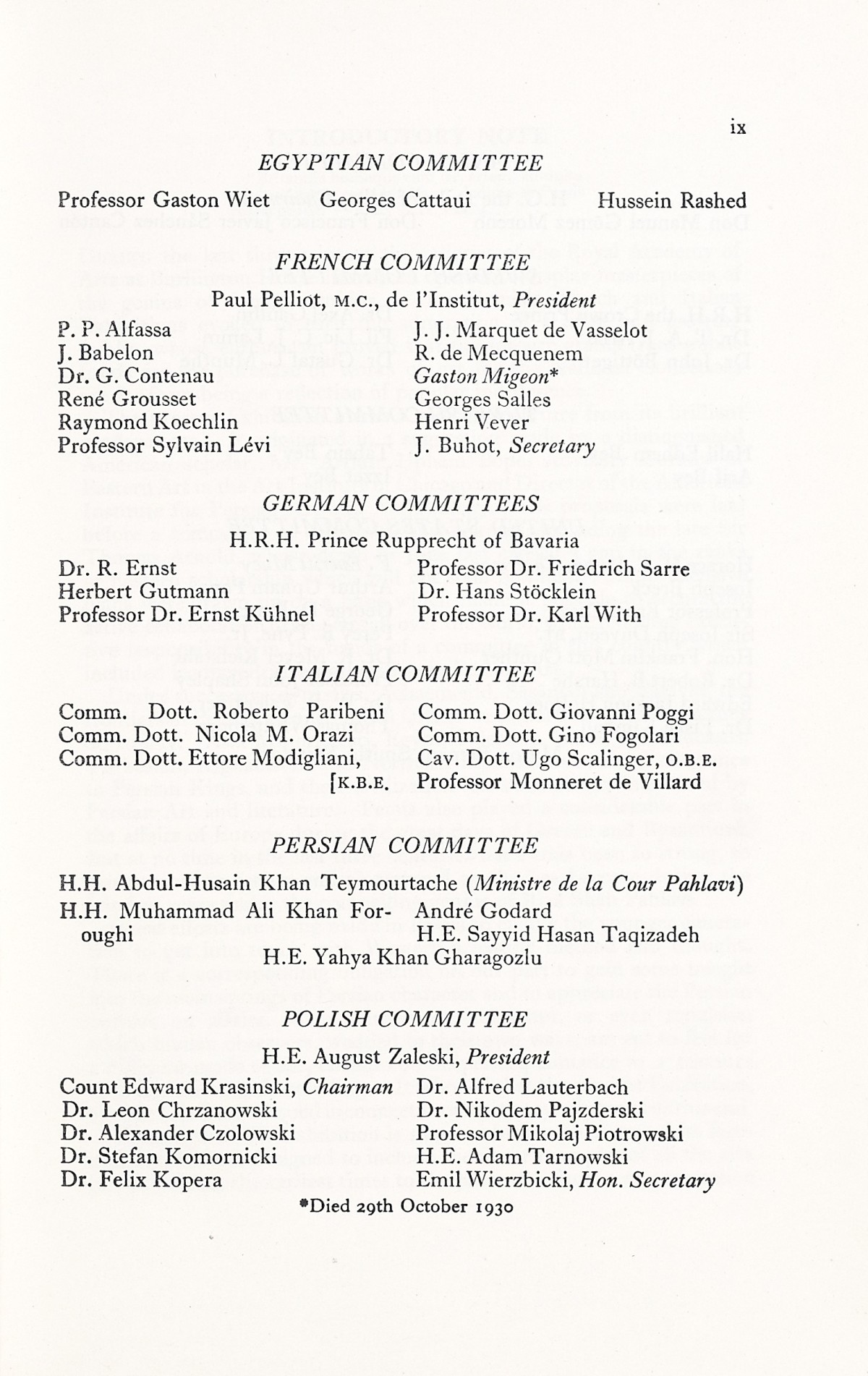 Page 13 of 1931 - International Exhibition of Persian Art