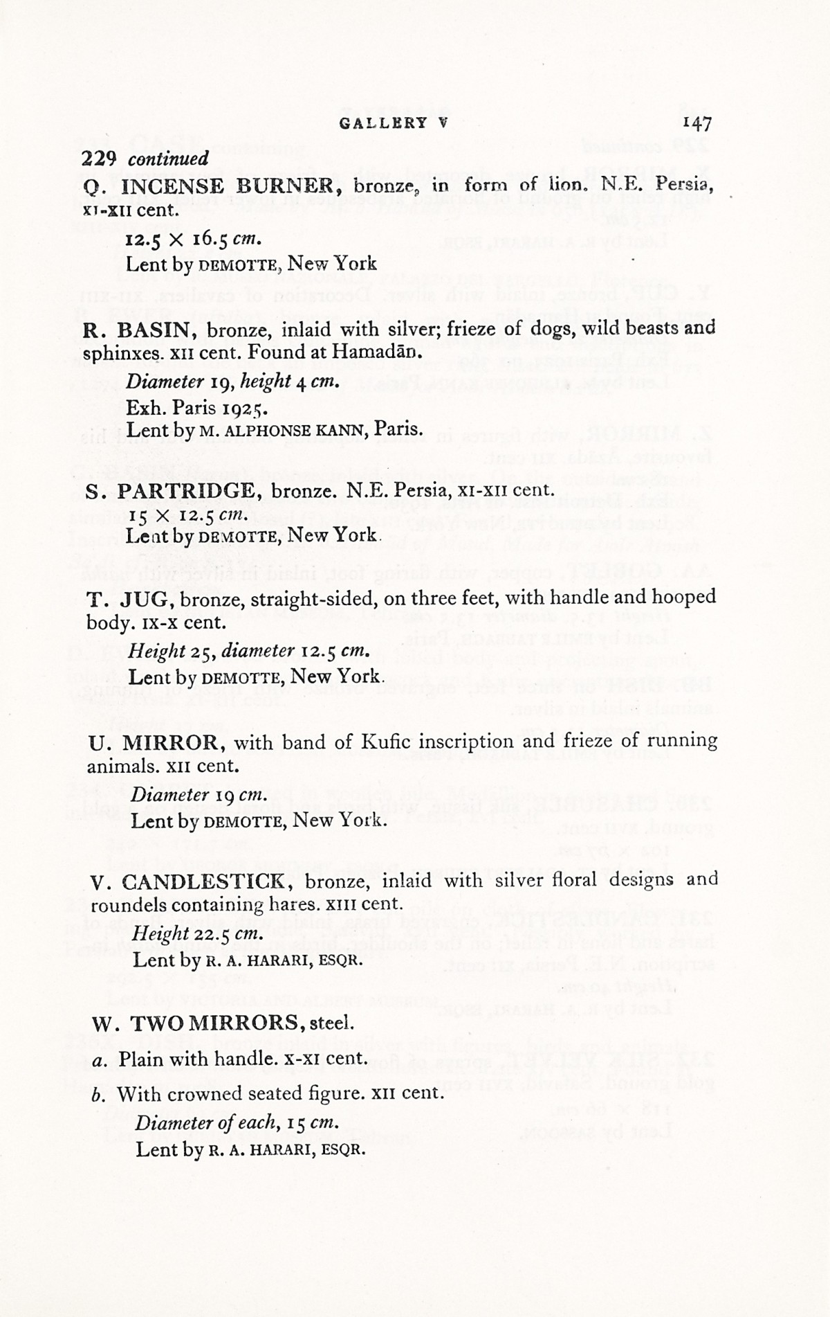 Page 175 of 1931 - International Exhibition of Persian Art