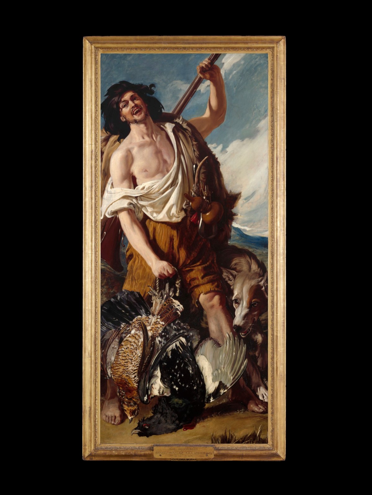 Unknown, Frame for Daniel Maclise RA 'The Woodranger'