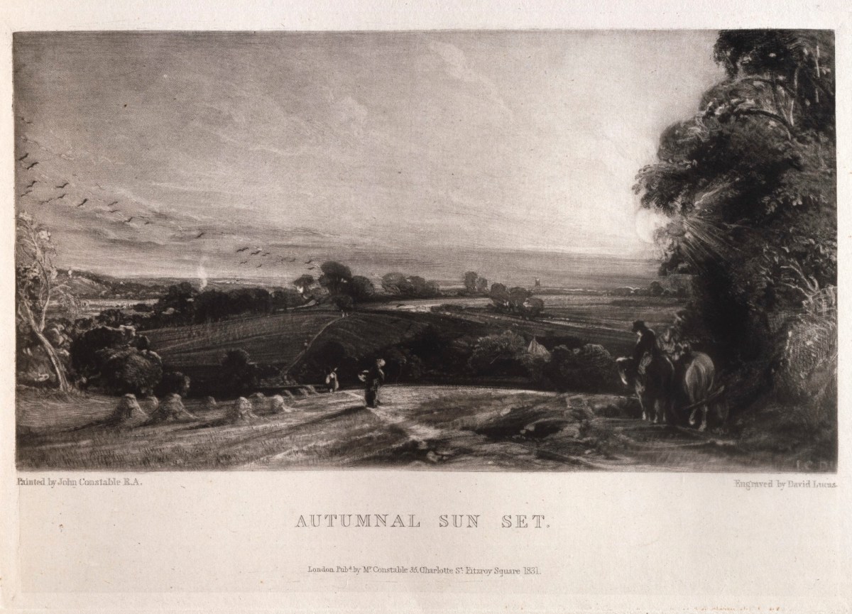 John Constable RA, Autumnal Sun Set