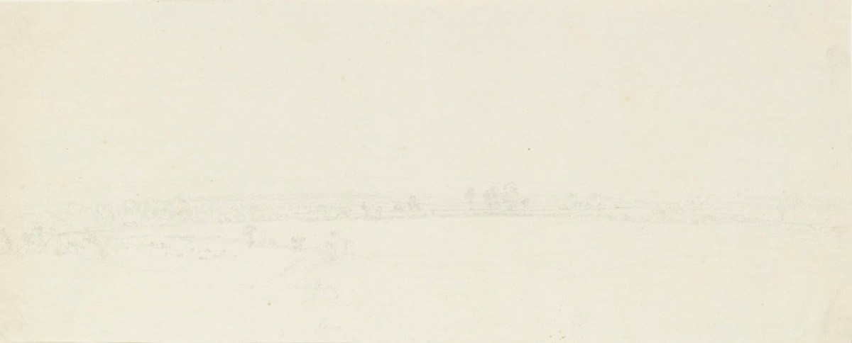 Philip Reinagle RA, Sketch of a rural landscape