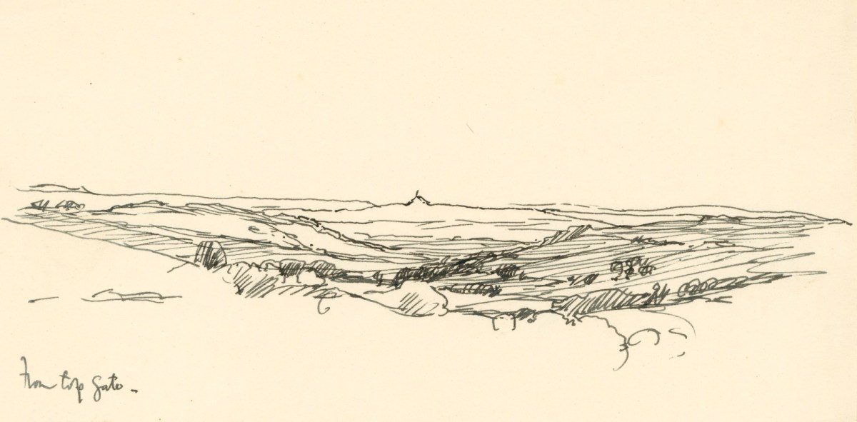 Alfred Parsons RA, Landscape sketch