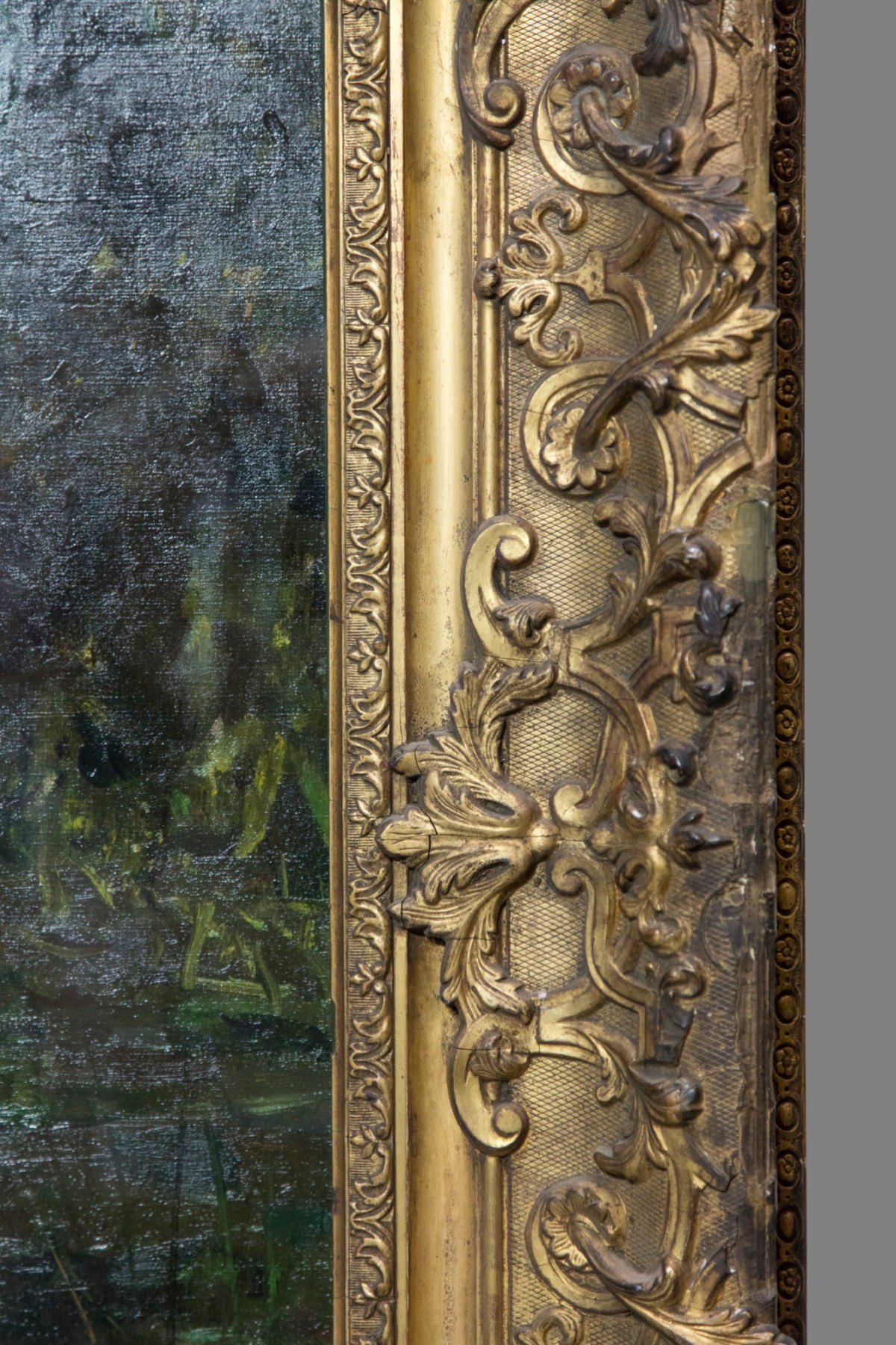 Unknown, Frame for John M. Swan RA 'Tigers drinking'