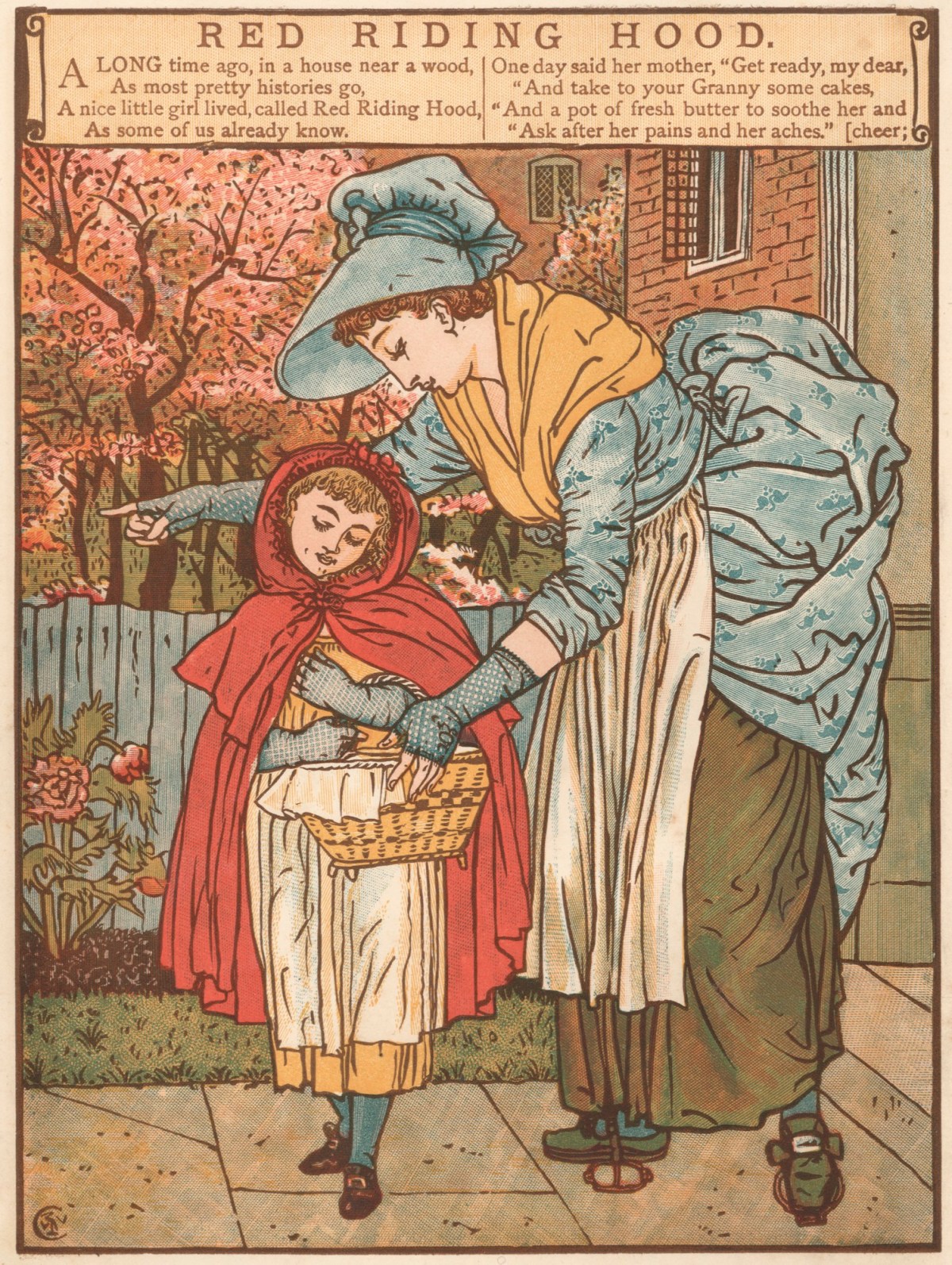 Walter Crane, "And take to your Granny some cakes ..."