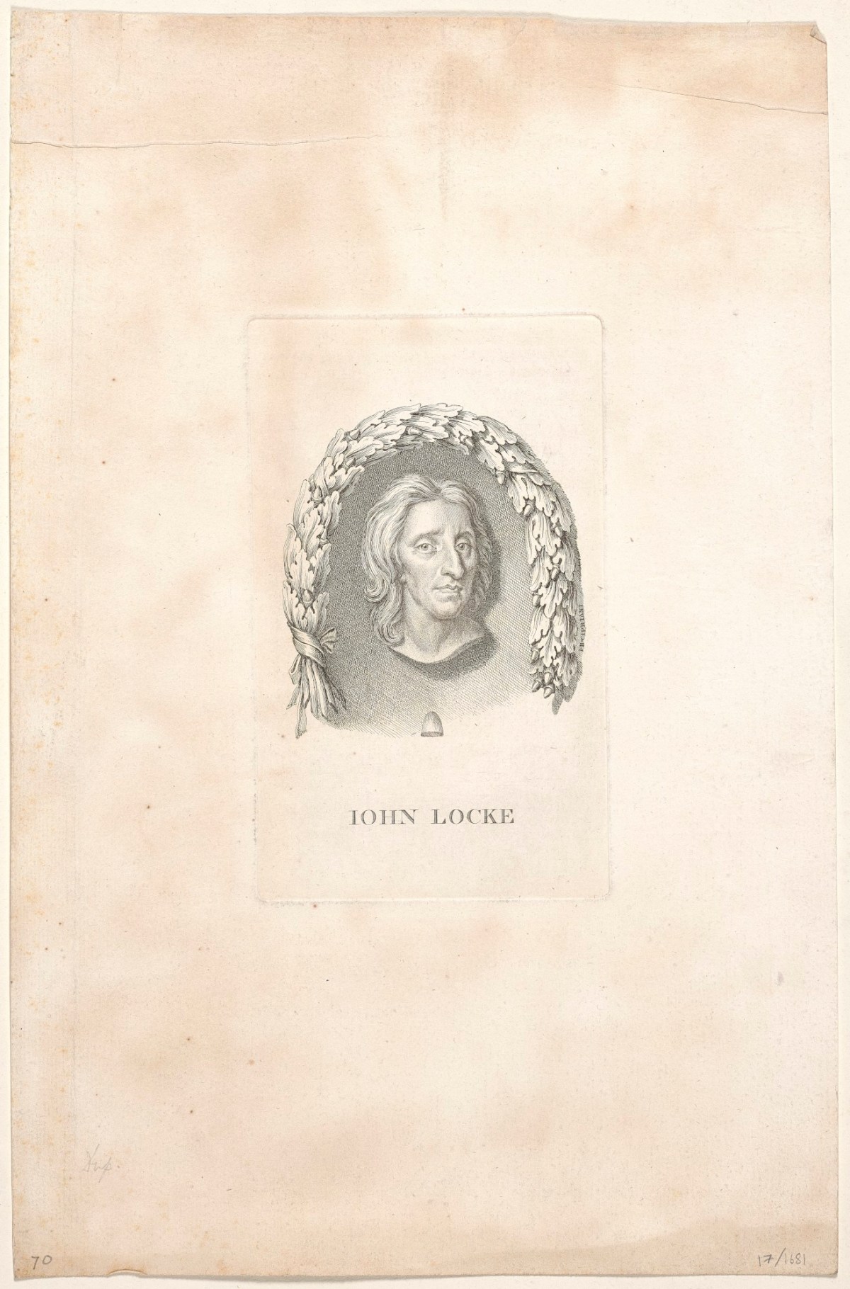 Giovanni Battista Cipriani RA, John Locke