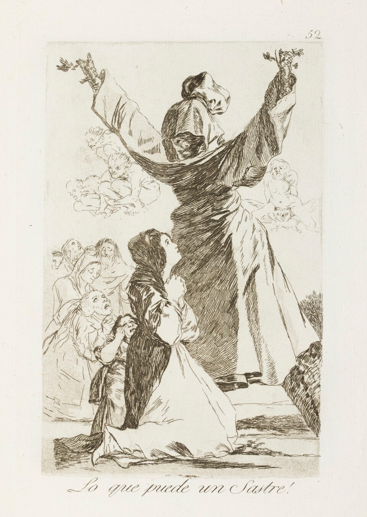 Francisco Goya, 'Lo que puede un sastre!'