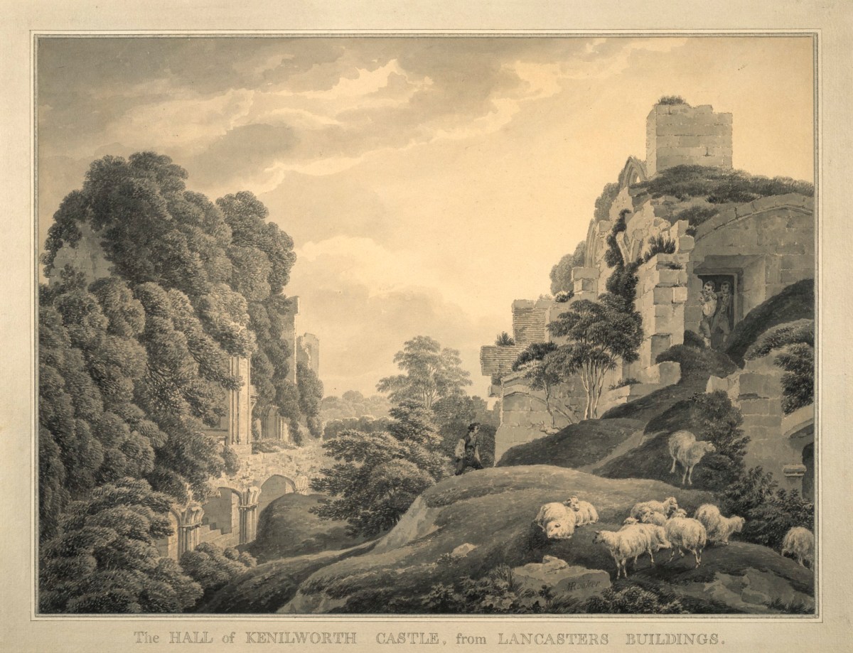 Michael Angelo Rooker ARA, The Hall of Kenilworth Castle, Warwickshire