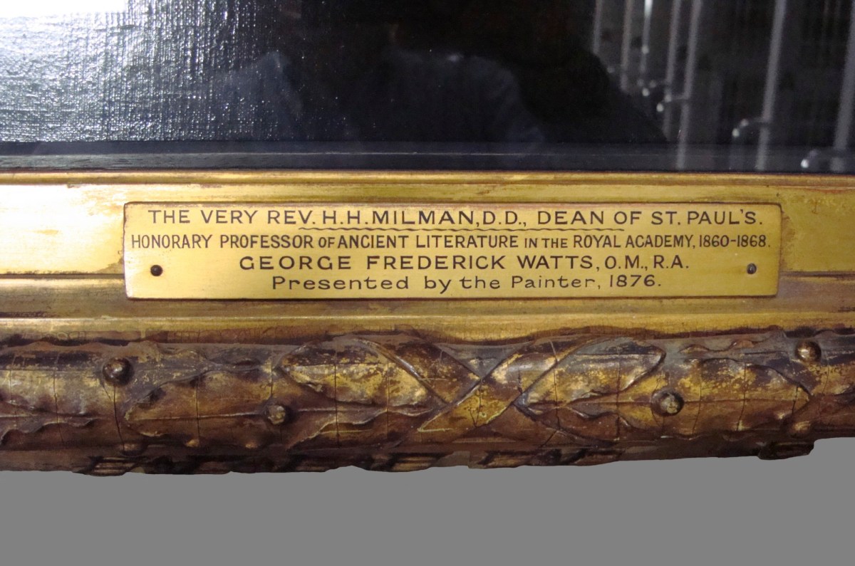 Unknown, Frame for George Frederick Watts RA 'Portrait of Very Revd Henry Hart Milman, Dean of St. Paul's'