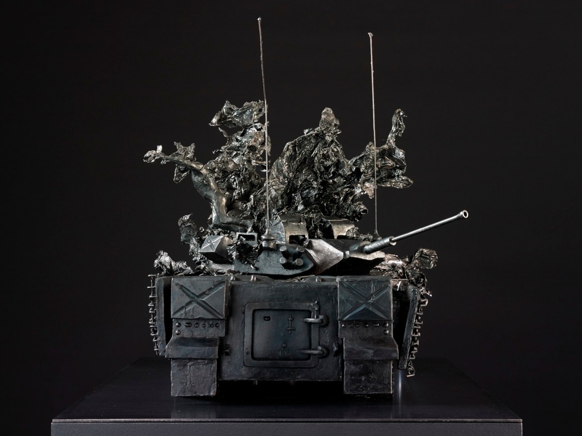 Tim Shaw RA, Tank on Fire (version 2)