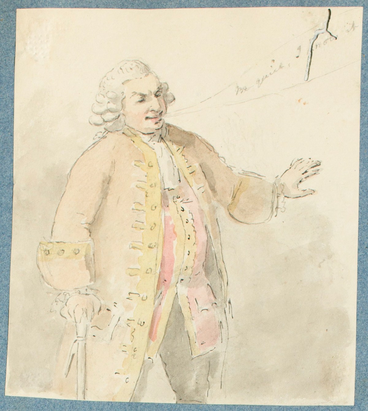 George Dance RA, Man in contemporary dress