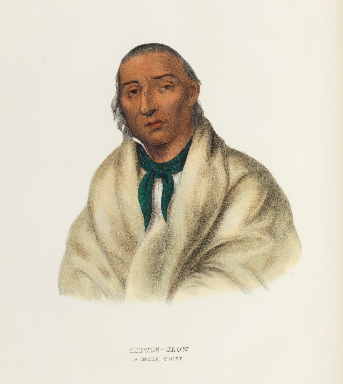 Charles Bird King, Little - Crow, a Sioux chief