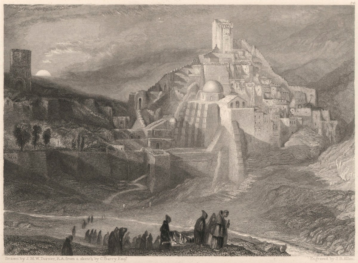 J.M.W. Turner RA, The Wilderness of Engedi and the Convent of Santa Saba