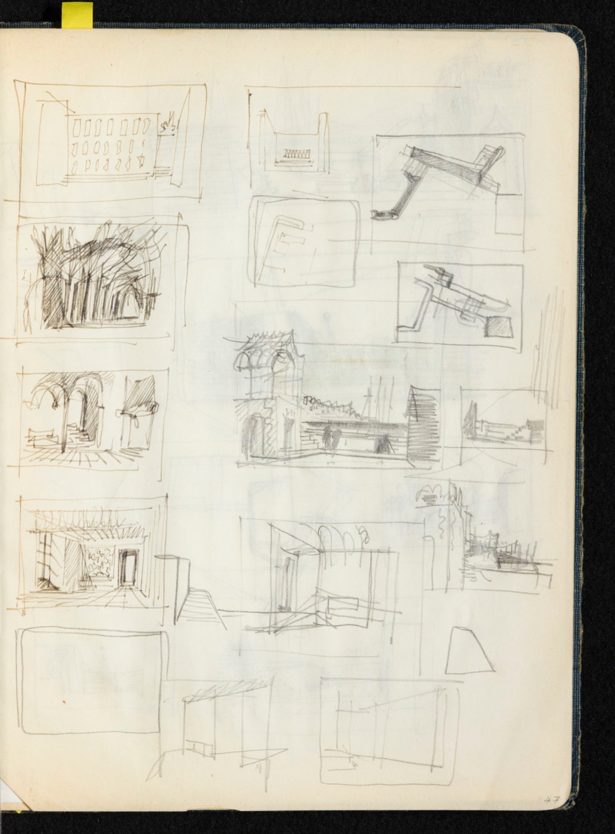 Sir Hugh Casson PRA, Britannia and Glyndebourne sketchbook