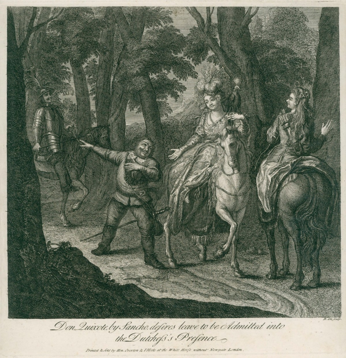 Benjamin Cole, Don Quixote desires to be admitted into the Duchess's presence