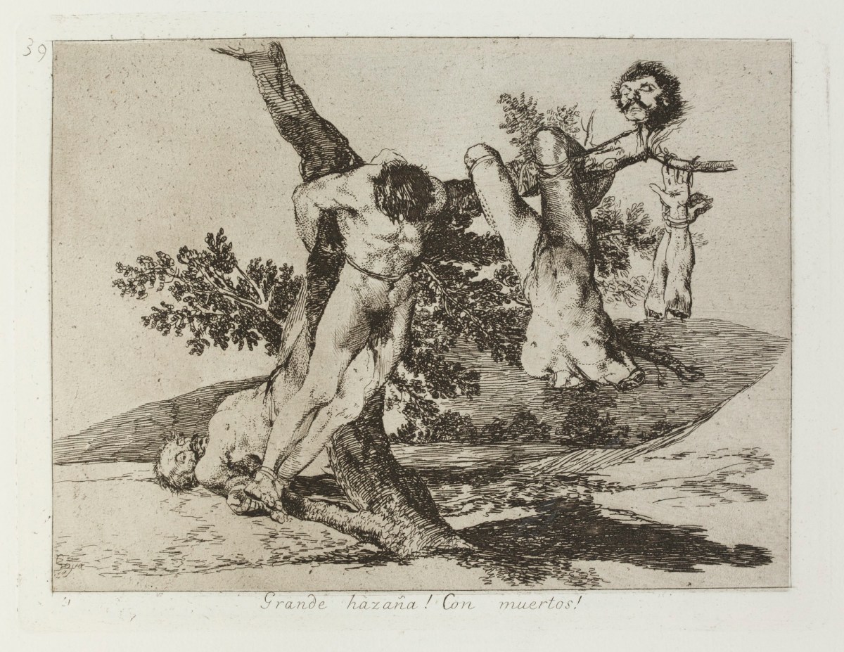 Francisco Goya, 'Grande Hazaña! Con muertos!'