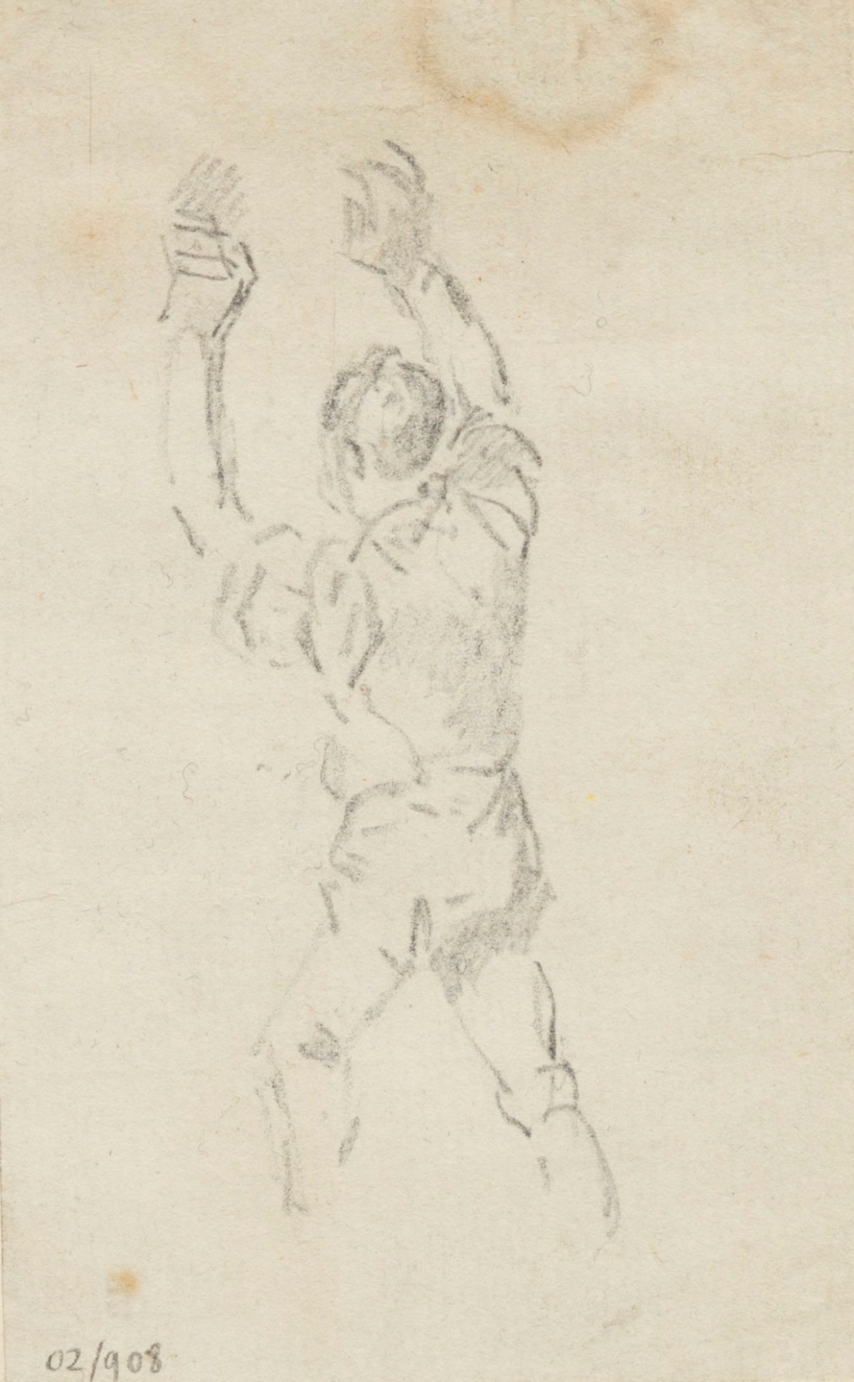 Philip Reinagle RA, A boy with his arms raised