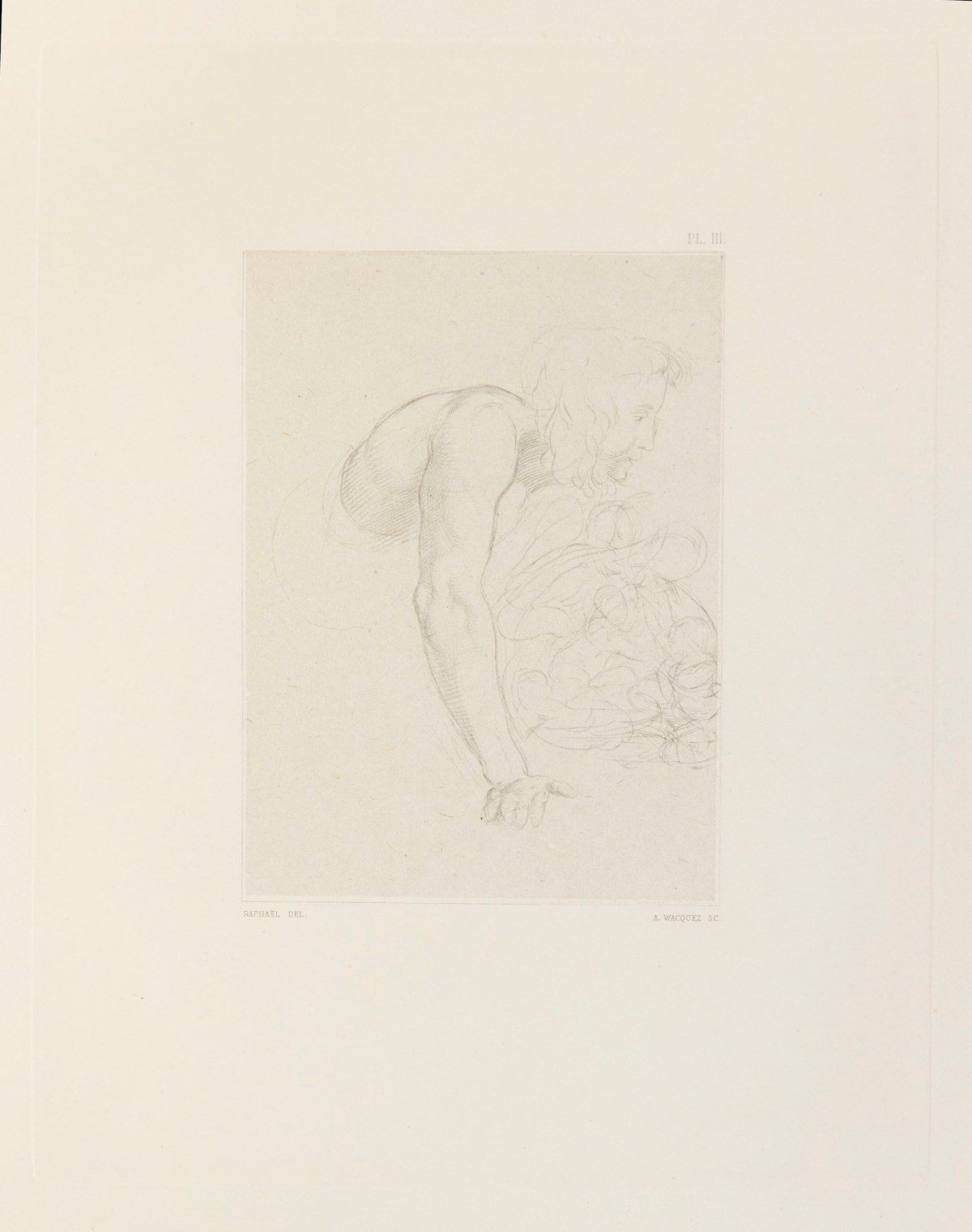 Raphael, Study for the fresco The School of Athens in the Vatican.