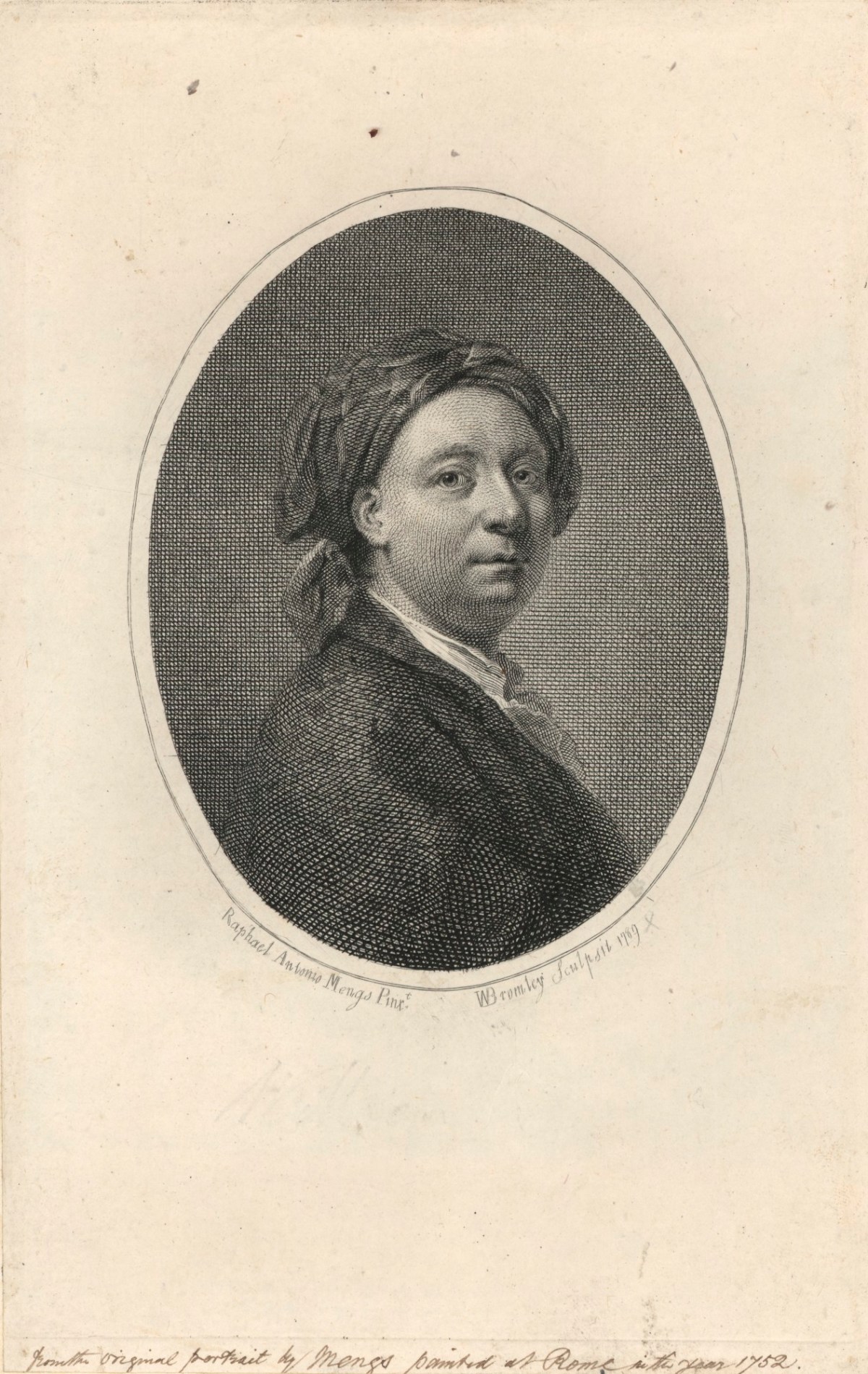 Anton Raphael Mengs, Portrait of Richard Wilson RA