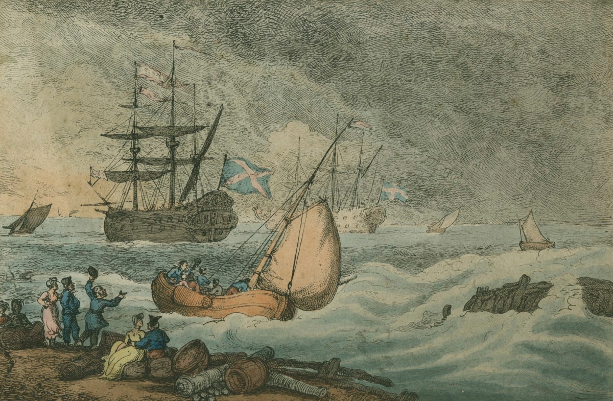 Thomas Rowlandson, Yarmouth Roads - Coast of Norfolk
