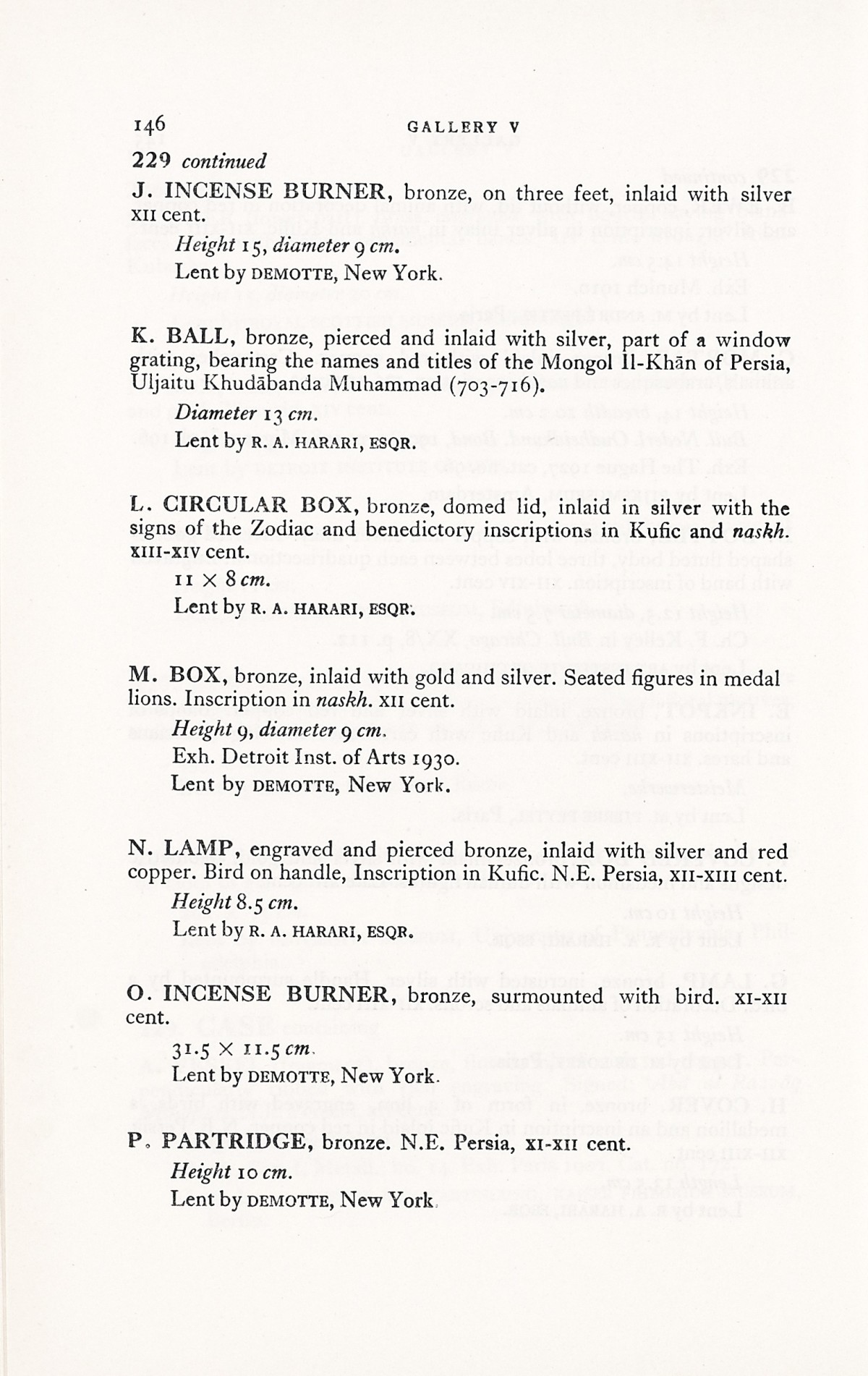 Page 174 of 1931 - International Exhibition of Persian Art