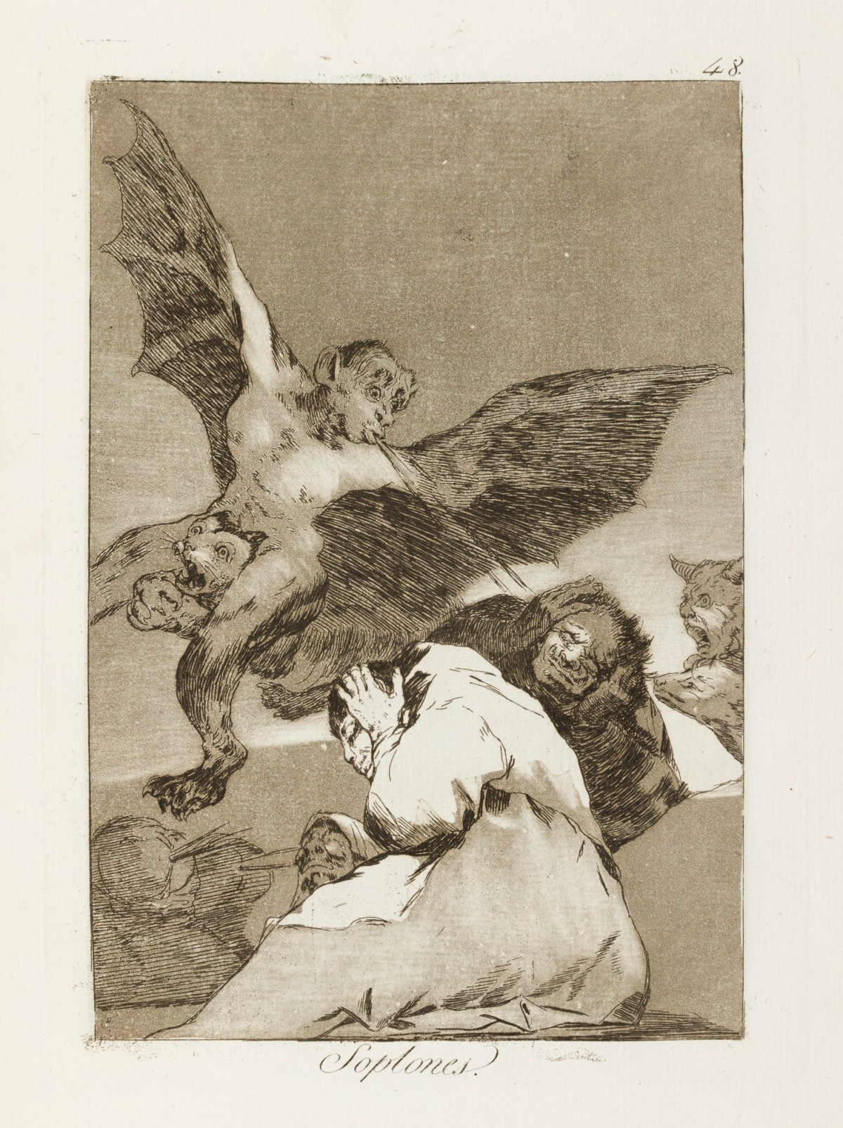 Francisco Goya, 'Soplones.'