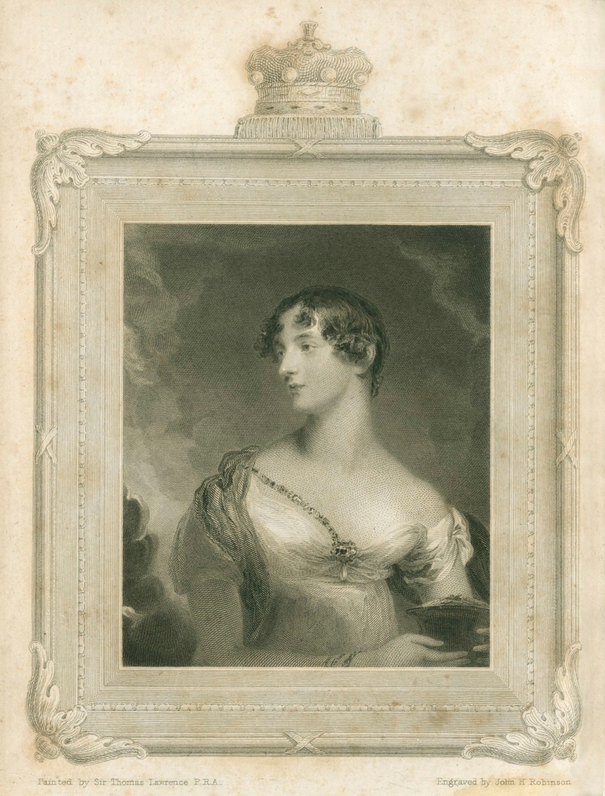Sir Thomas Lawrence PRA, Portrait of Henrietta, Lady Grantham as 'Psyche'