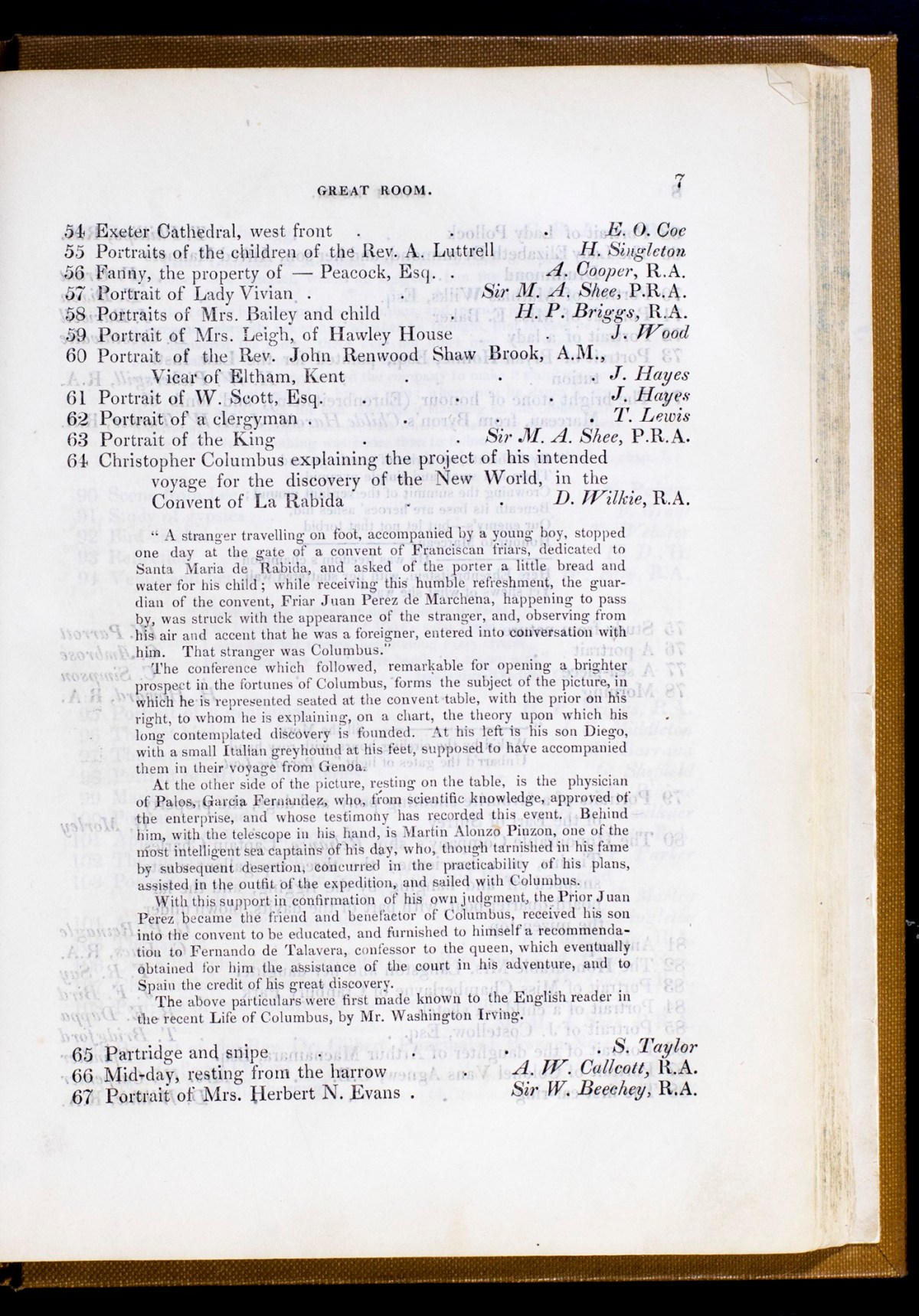 The exhibition of the Royal Academy. MDCCCXXXV. (1835). The sixty ...