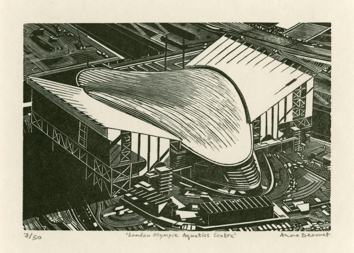 Anne Desmet RA, Olympic Aquatics Centre