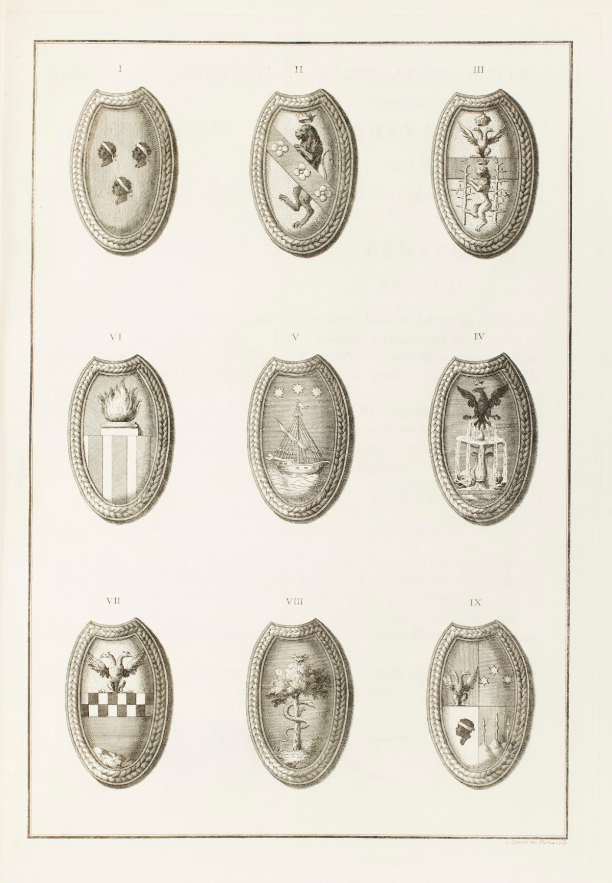 Unsigned, Armorial Devices