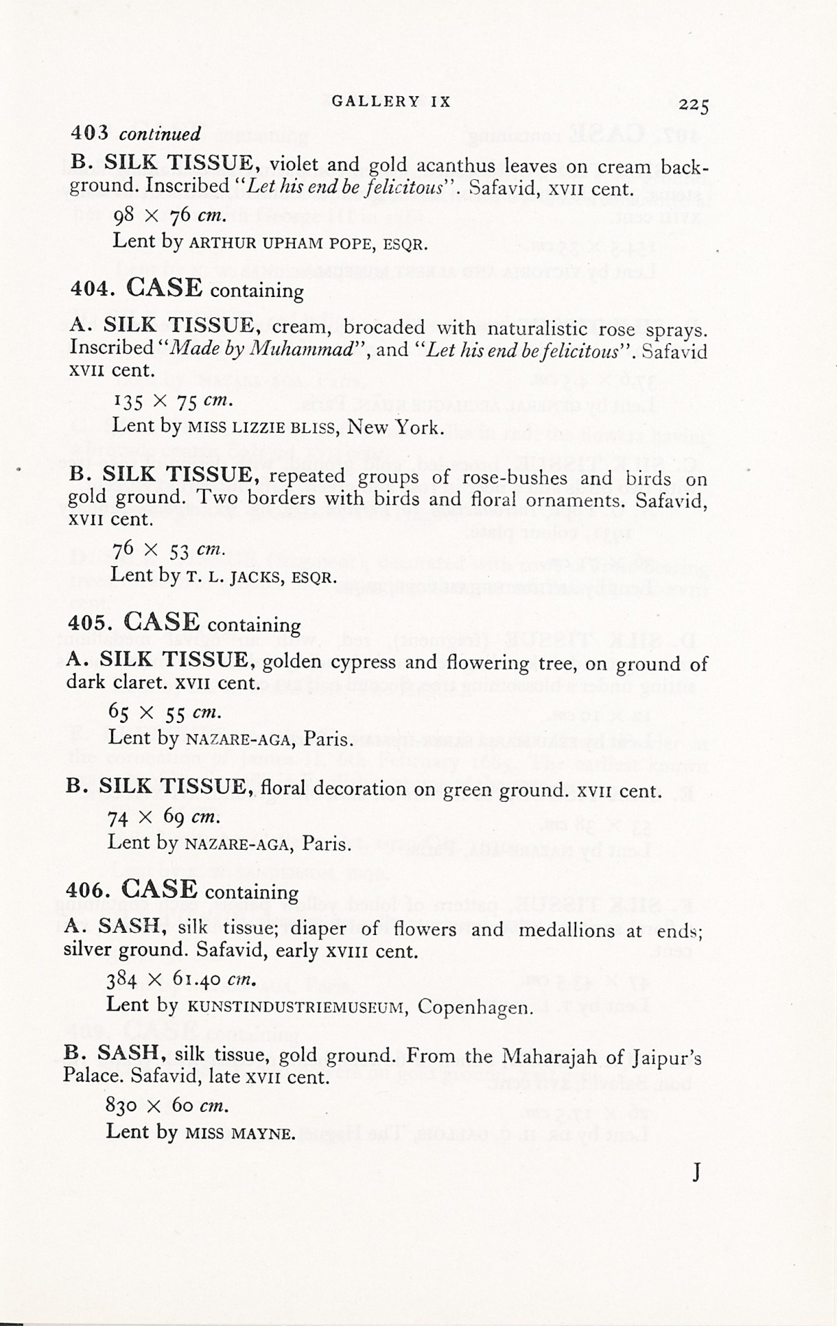 Page 253 of 1931 - International Exhibition of Persian Art