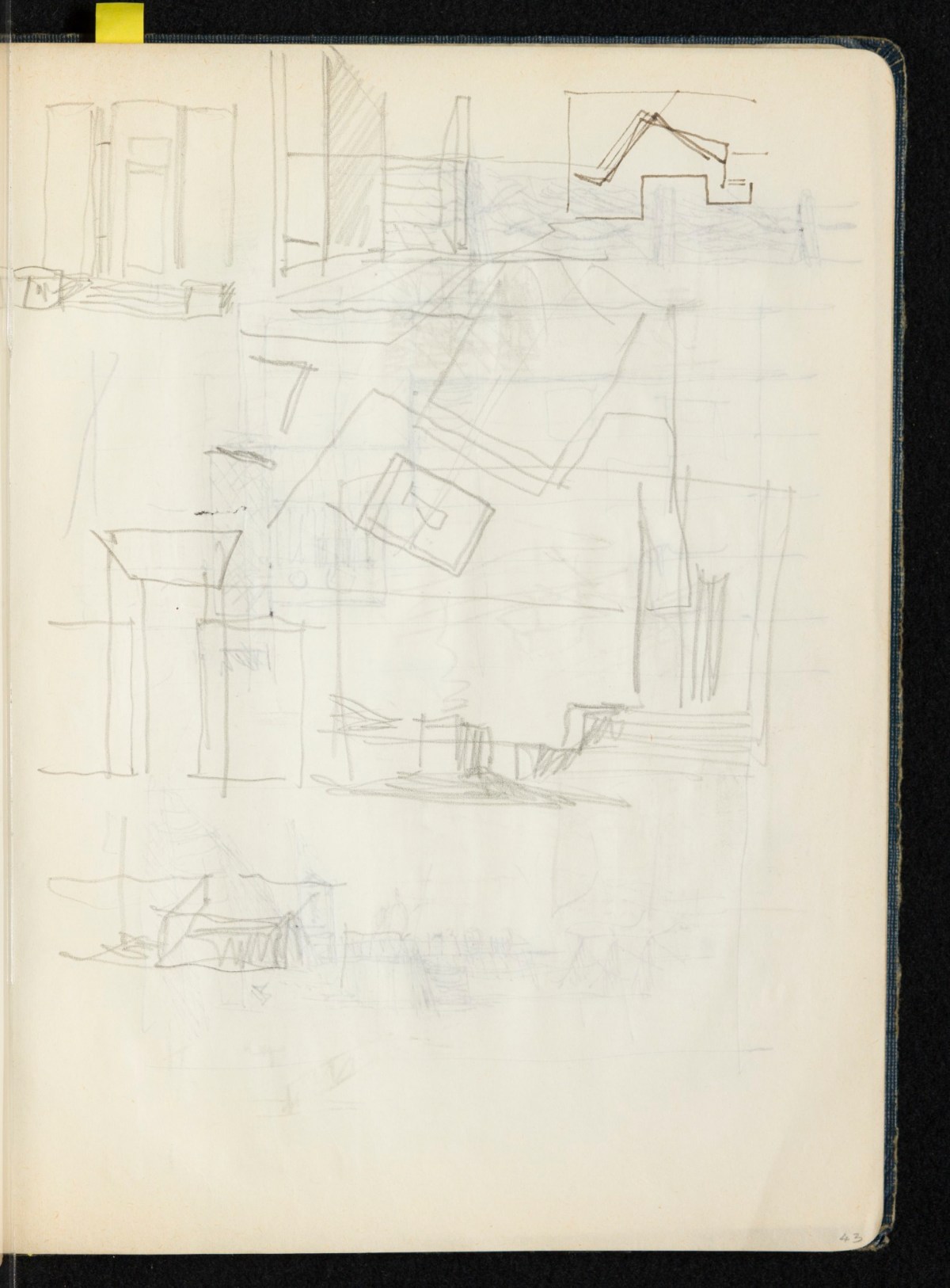 Sir Hugh Casson PRA, Britannia and Glyndebourne sketchbook