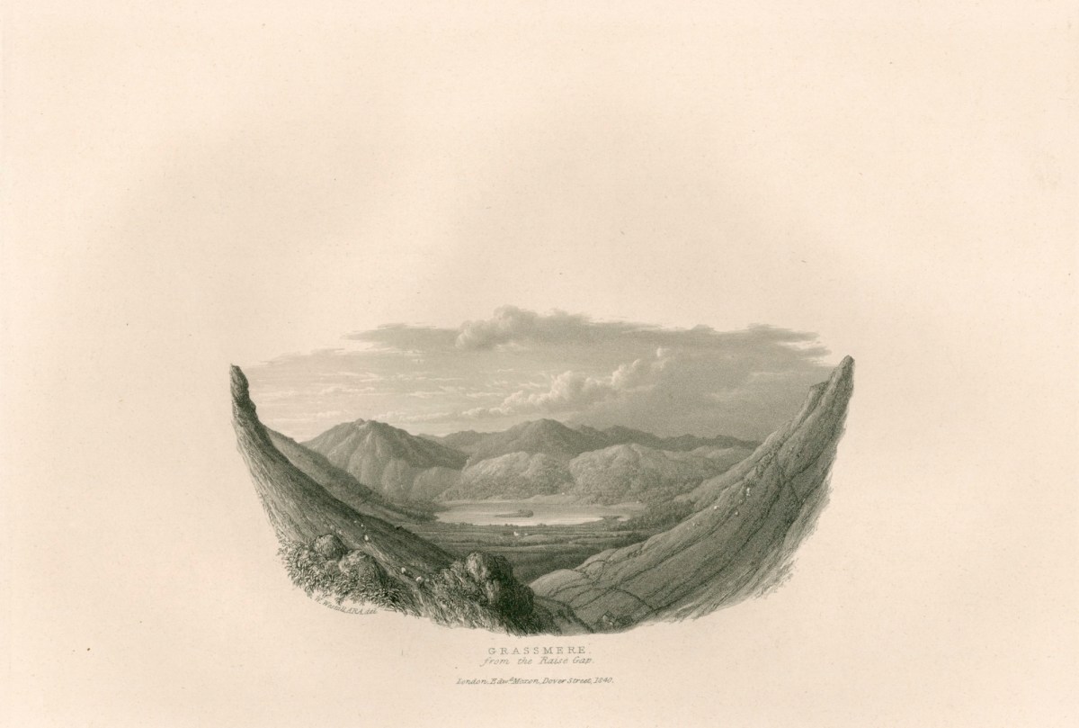 William Westall ARA, Grassmere from the Raise Gap