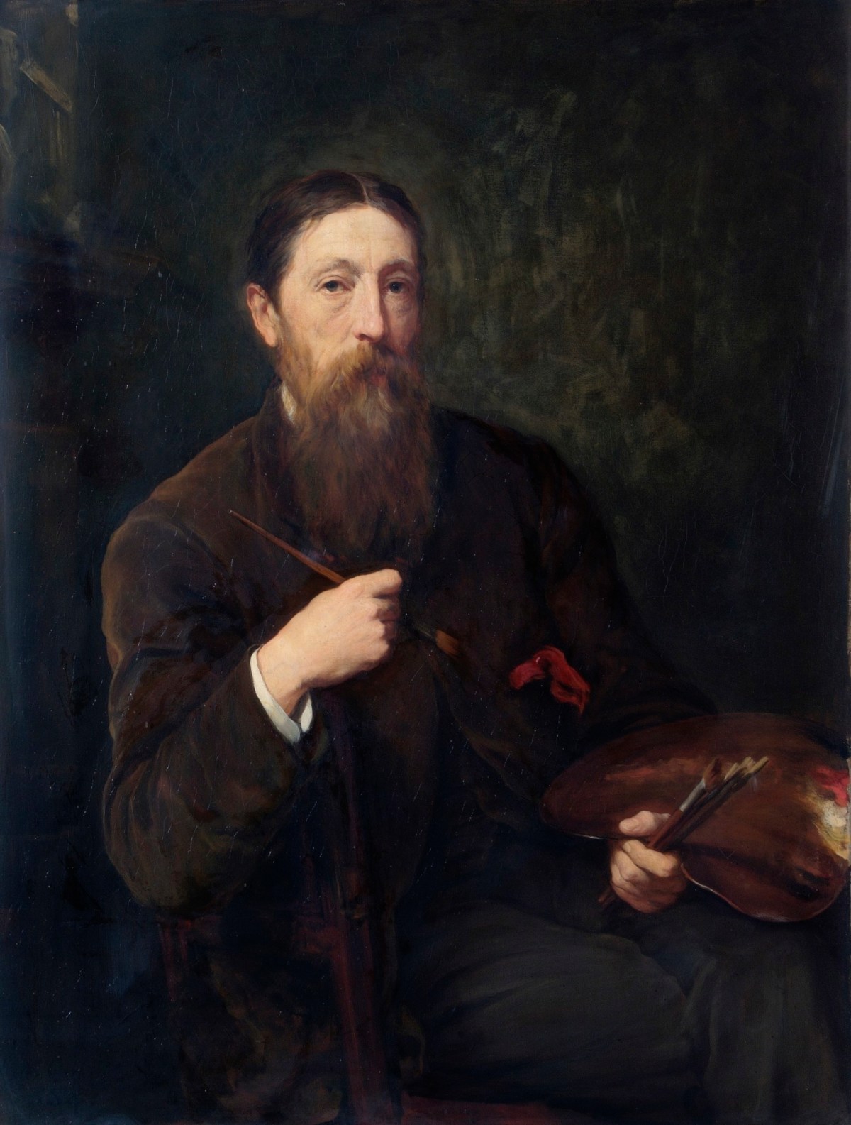 Walter William Ouless RA, Portrait of John Evan Hodgson, R.A.