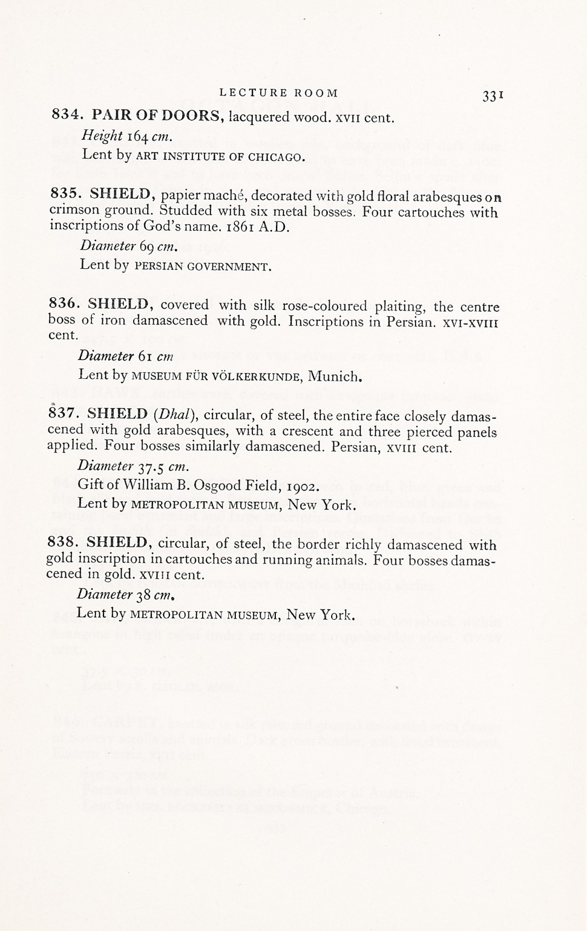 Page 359 of 1931 - International Exhibition of Persian Art