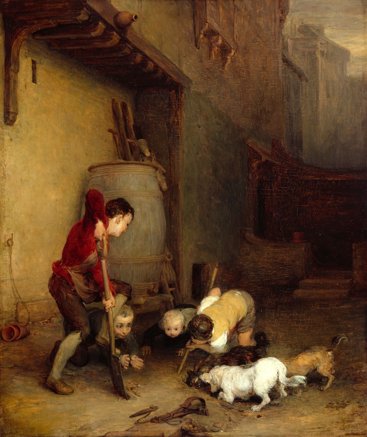 Sir David Wilkie RA, Boys digging for Rats