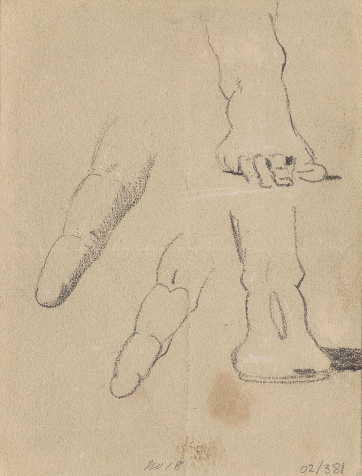 Benjamin Robert Haydon, Studies of feet